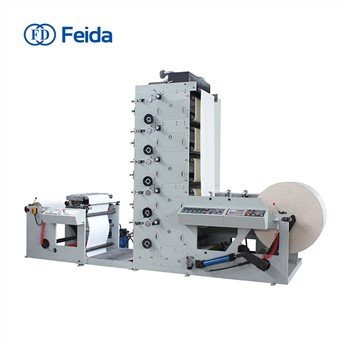쌓인 Flexo 인쇄기