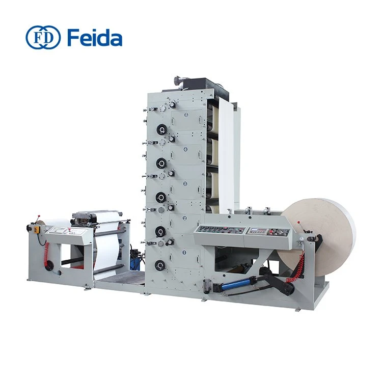 쌓인 Flexo 인쇄기